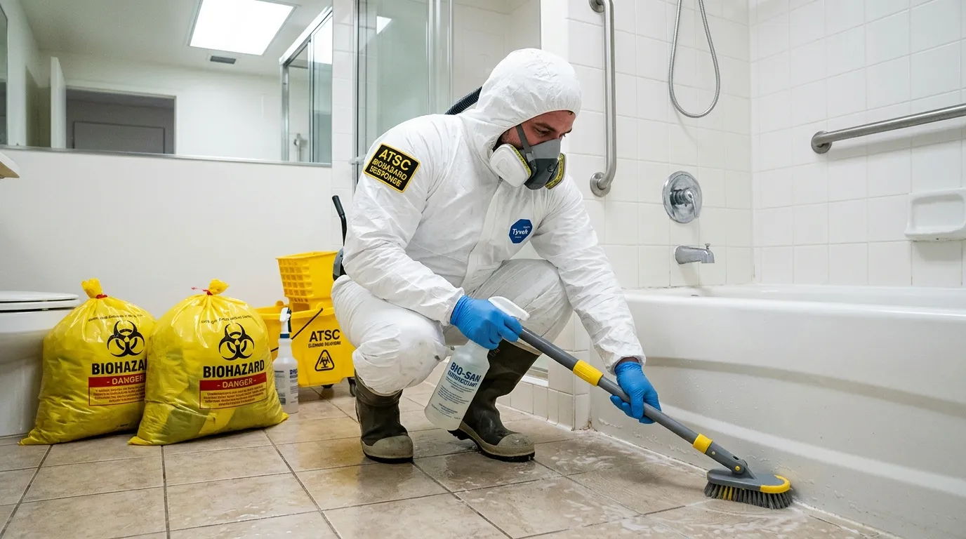 Decontamination equipment deployed for Blood Cleanup in Bellefontaine Neighbors